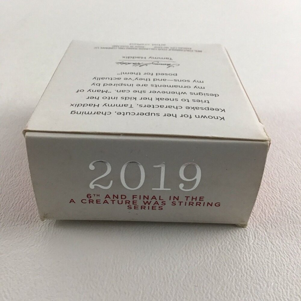 Hallmark Keepsake Miniature Christmas Ornament #6 A Creature Was Stirring 2019 - Picture 4 of 6